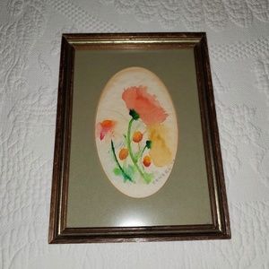 Original Floral Watercolor Wynnewood Art Gallery